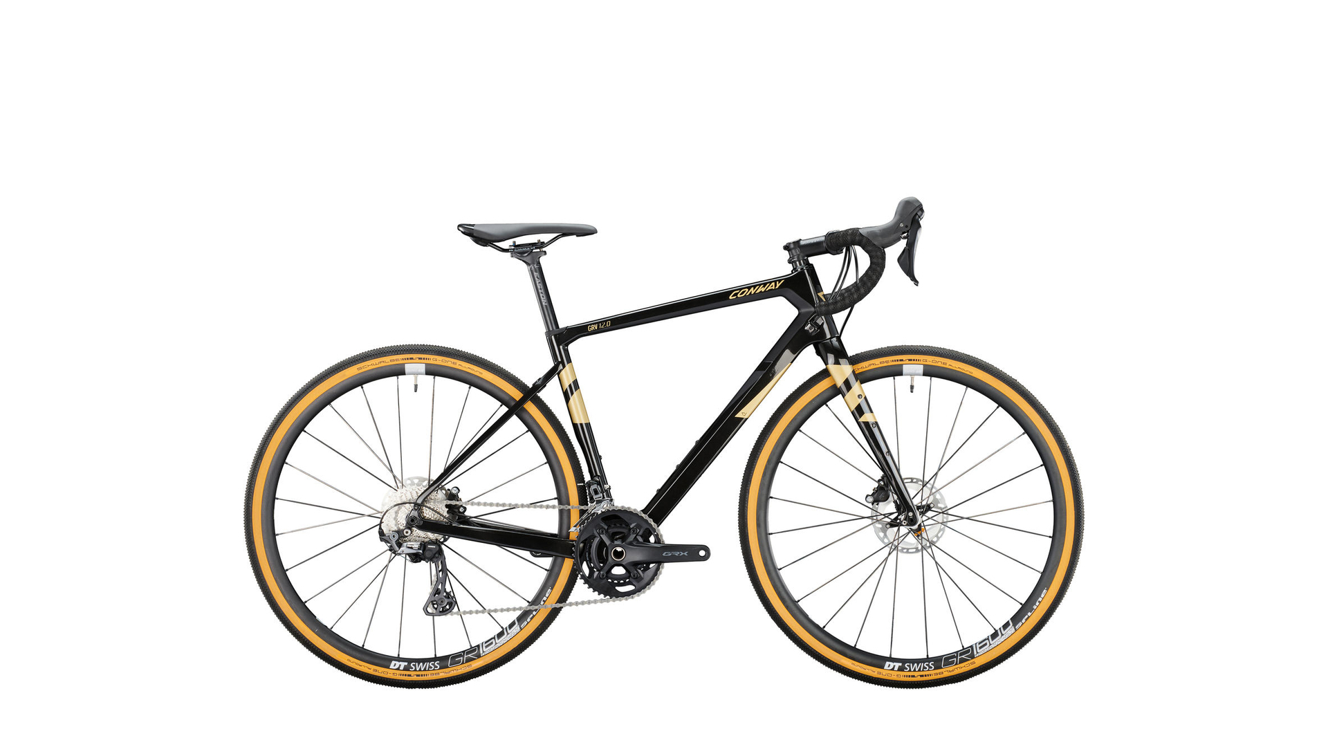 CONWAY"GRV 12.0 L - black metallic / gold matt, 22-Gang SHIMANO - "RX810" , 49cm CONWAY"GRV 12.0 L - black metallic / gold matt, 22-Gang SHIMANO - "RX810" , 49cm