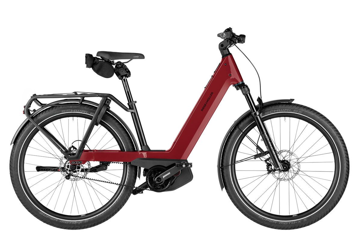 Nevo5 pinion 50 ruby red - Comfort Cockpit / 800Wh / Offroad Kit