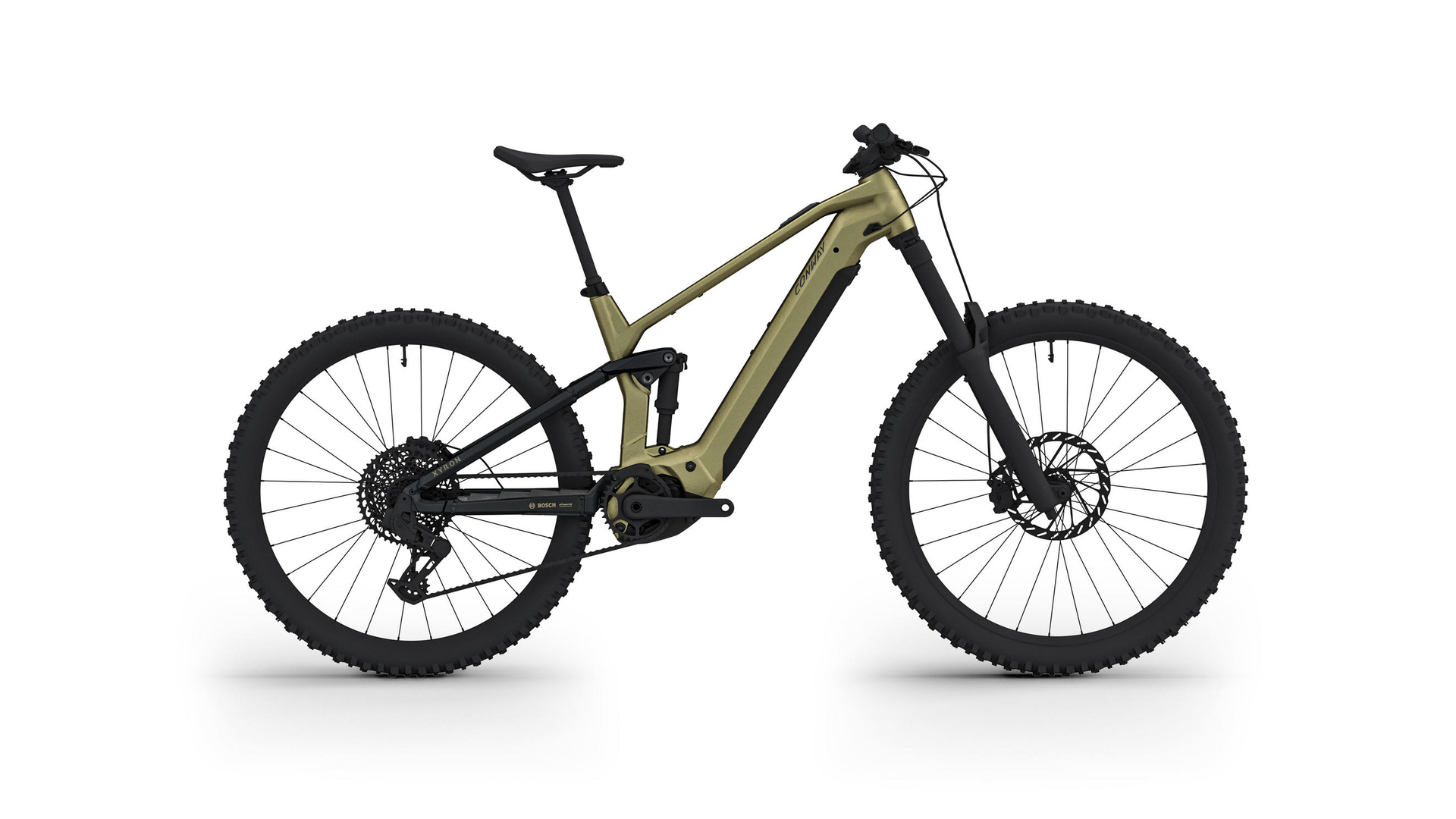 CONWAY "Xyron ST 5.0" L - (#1), Full Suspension, 29", bronze matt / black - matt, 12-Gang SHIMANO "XT" Mix, 44cm CONWAY "Xyron ST 5.0" L - (#1), Full Suspension, 29", bronze matt / black - matt, 12-Gang SHIMANO "XT" Mix, 44cm
