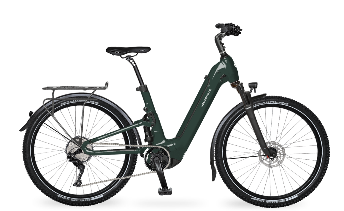 Velo de Ville FEB 990 Smart Bosch - 12s Deore 58cm wave EWmerald green glanz