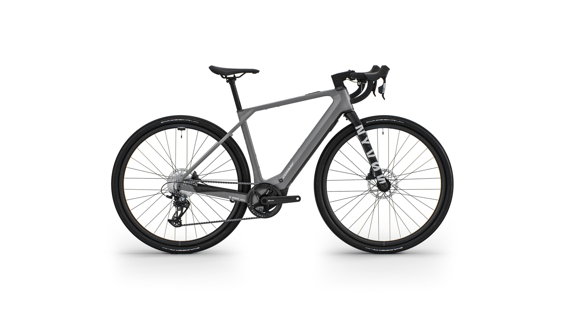 CONWAY Elektro-Allroad "Nyvon 9.0" Mod. 24, - Diamant, 28", graphitegrey matt / silver matt, - 12-Gang SRAM "Apex", 51cm