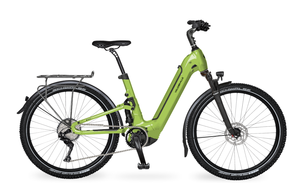 Velo de Ville FEB 990 Smart Bosch - 12s Deore 48cm wave Lime Green glanz