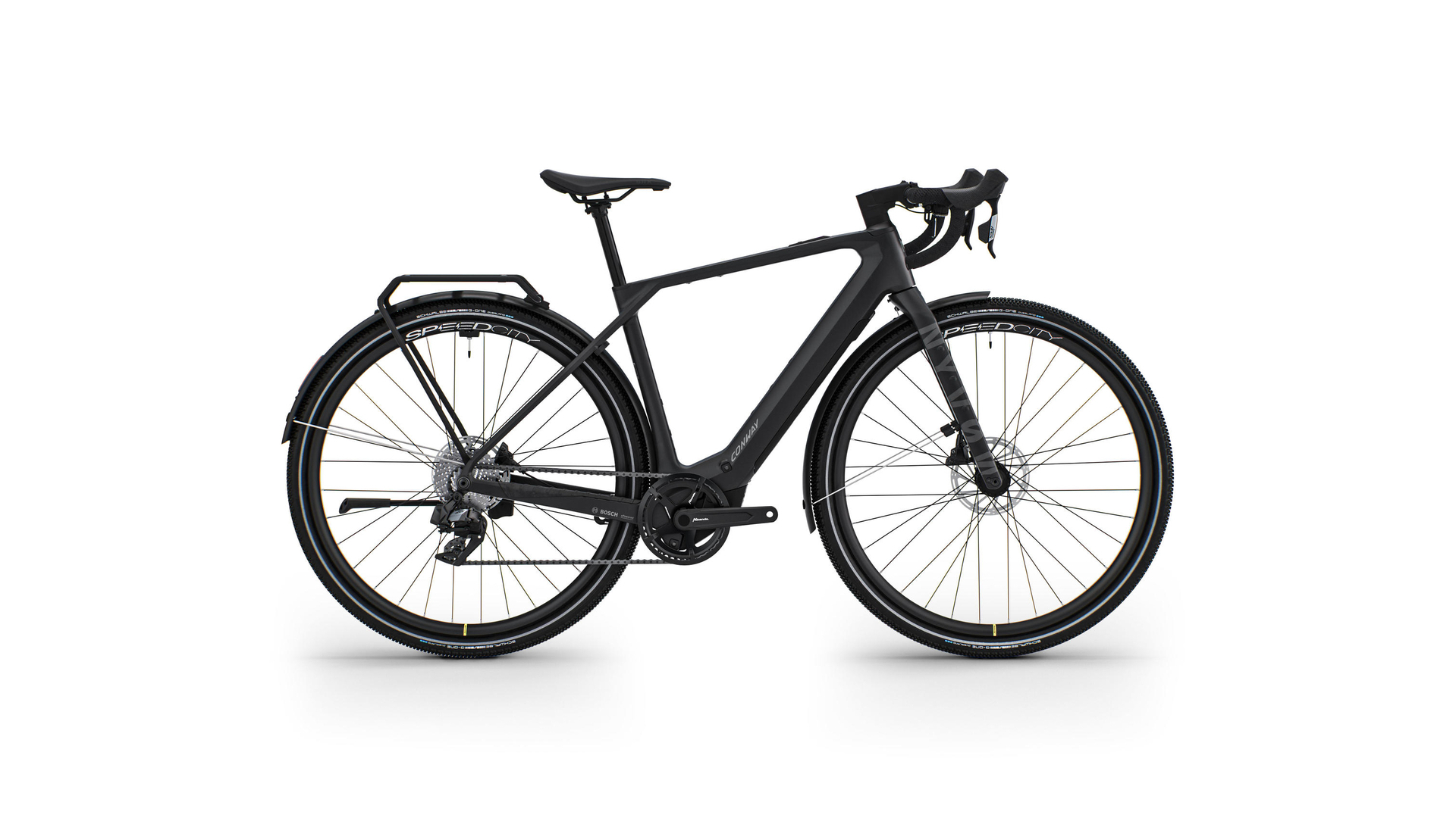 CONWAY "Nyvon 10.0 C" 51/L - Diamant, 28", black matt / reflective, 12-Gang - SRAM "Apex AXS", 51cm CONWAY "Nyvon 10.0 C" 51/L - Diamant, 28", black matt / reflective, 12-Gang - SRAM "Apex AXS", 51cm