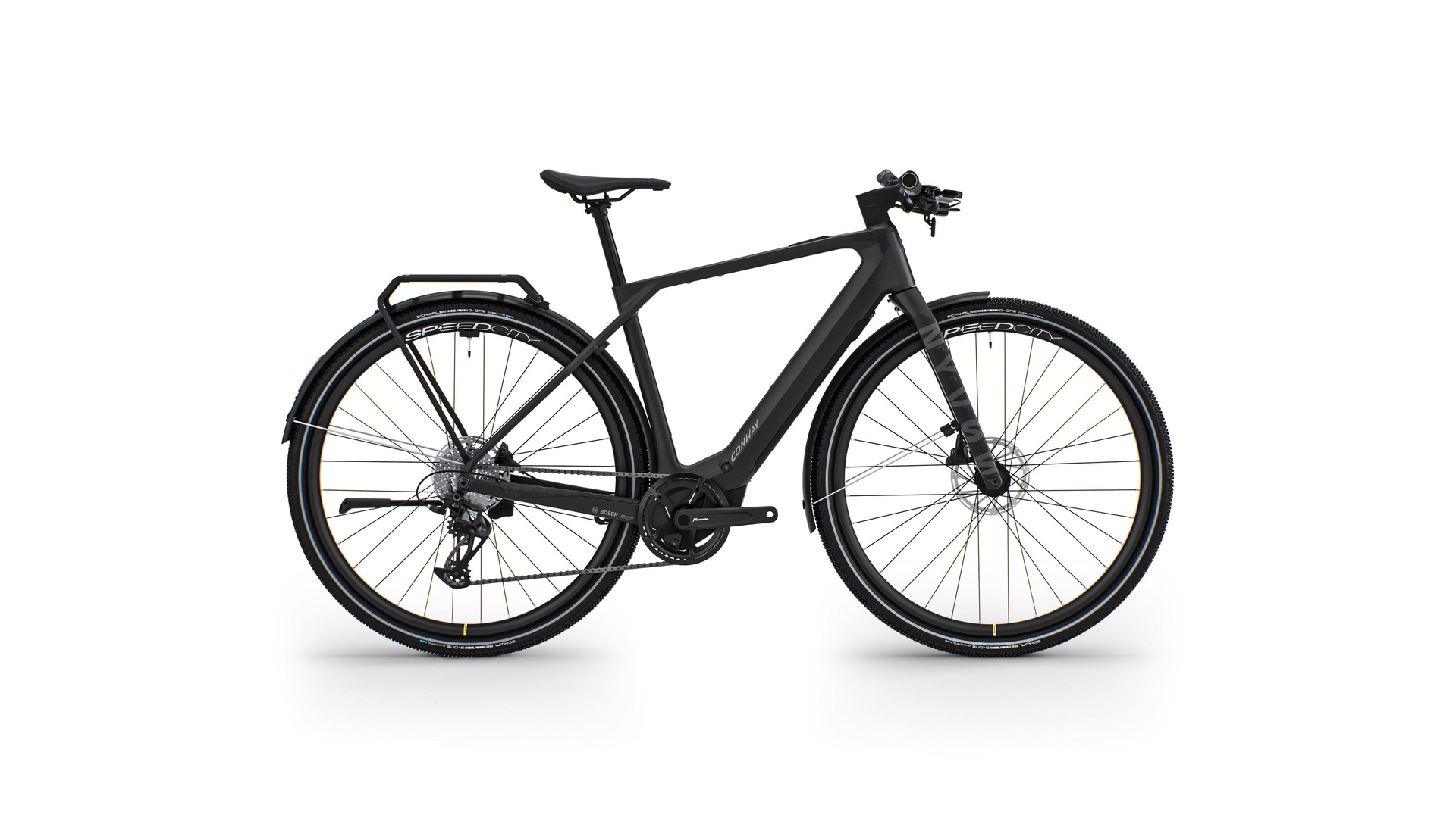 CONWAY "Nyvon 8.0 C" S - Diamant, 28", black matt / reflective, 12-Gang - SRAM "Apex", 45cm CONWAY "Nyvon 8.0 C" S - Diamant, 28", black matt / reflective, 12-Gang - SRAM "Apex", 45cm