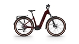 CONWAY Elektro-SUV "Cairon C 1.0 800" (#1), Wave, - 27", burgundy matt, 9-Gang SHIMANO "Cues", 45 cm - / M    Das Fahrrad besteht aus einem