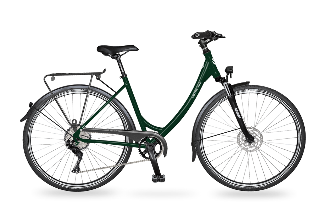 Velo de Ville L200 Deore 11s british green - 50cm wave palermo