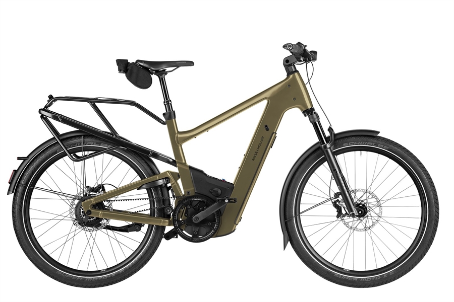 R&M Delite5 vario T 47cm - amber/Gepäckträger/800Wh - Kiox 500